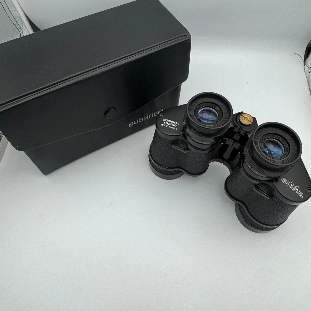 Bushnell Ensign Wide Angle Binoculars 7x35 Insta-Focus 500ft/1000yds with Case